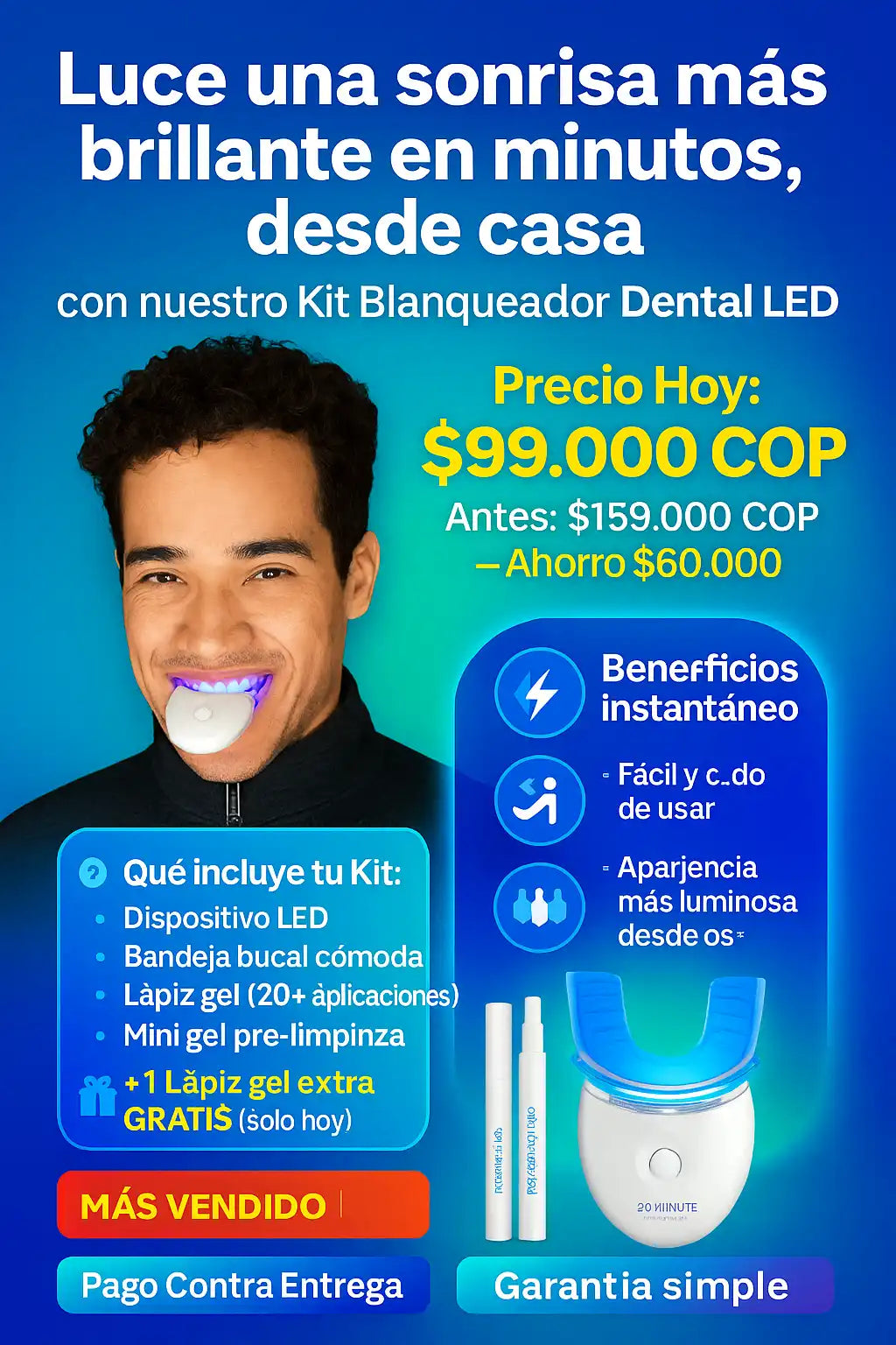 KIT BLANQUEADOR DE DIENTAL